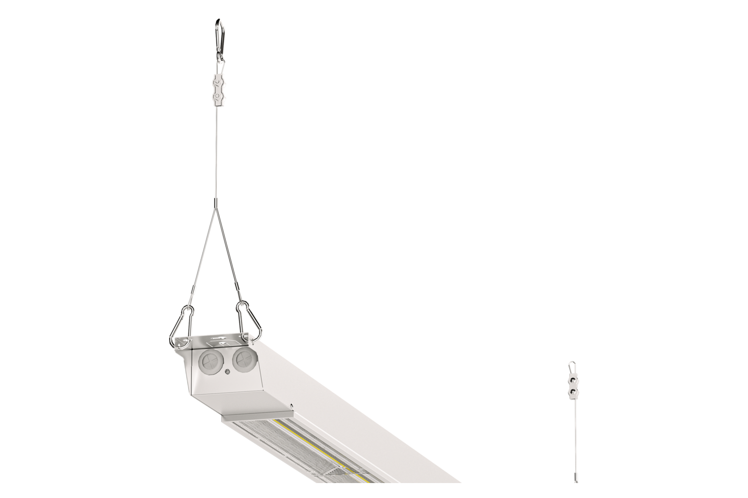Suspended mounted